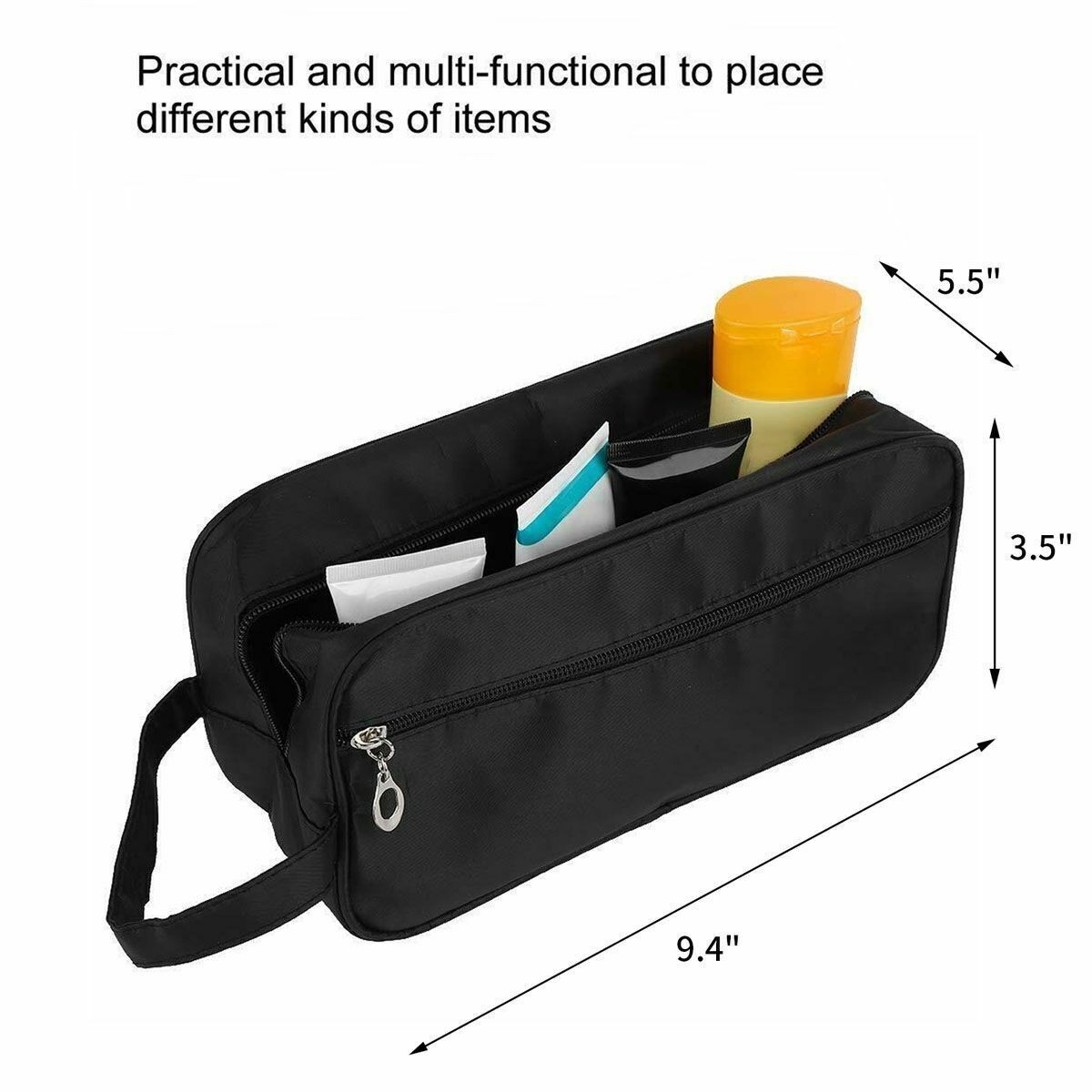 Travel Toiletry Bag Dopp Kit for Men & Women Cosmetics Makeup Shaving Organizer