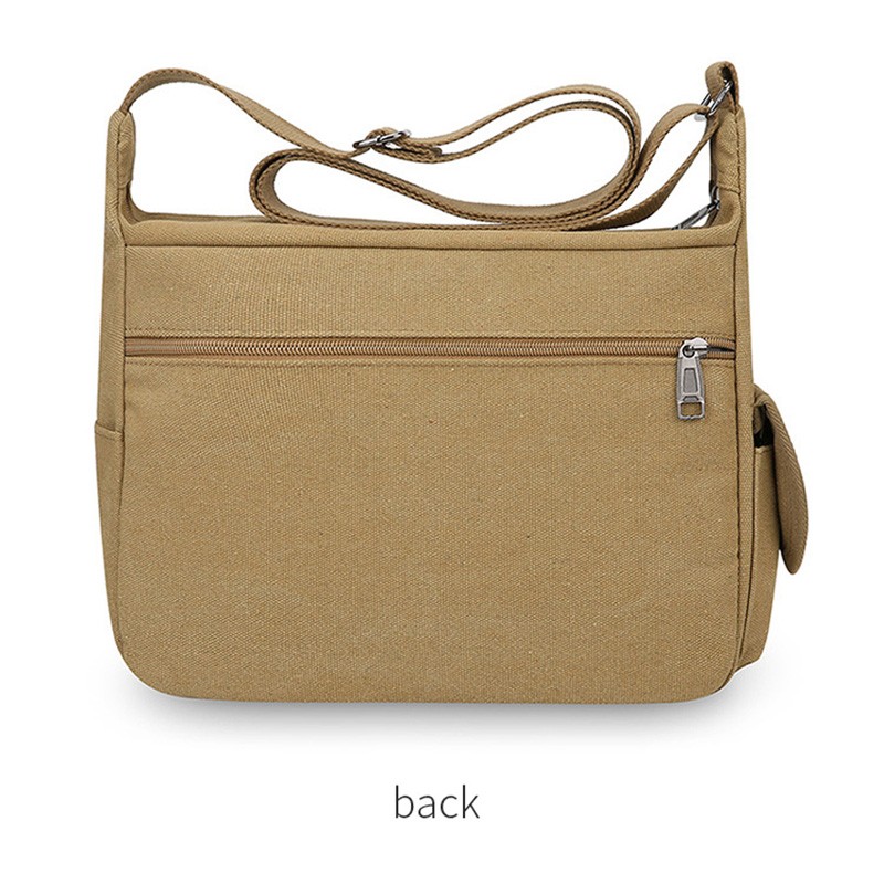 Messenger Bag Canvas Sling Bag Vintage Crossbody Shoulder Bag Military Satchel V