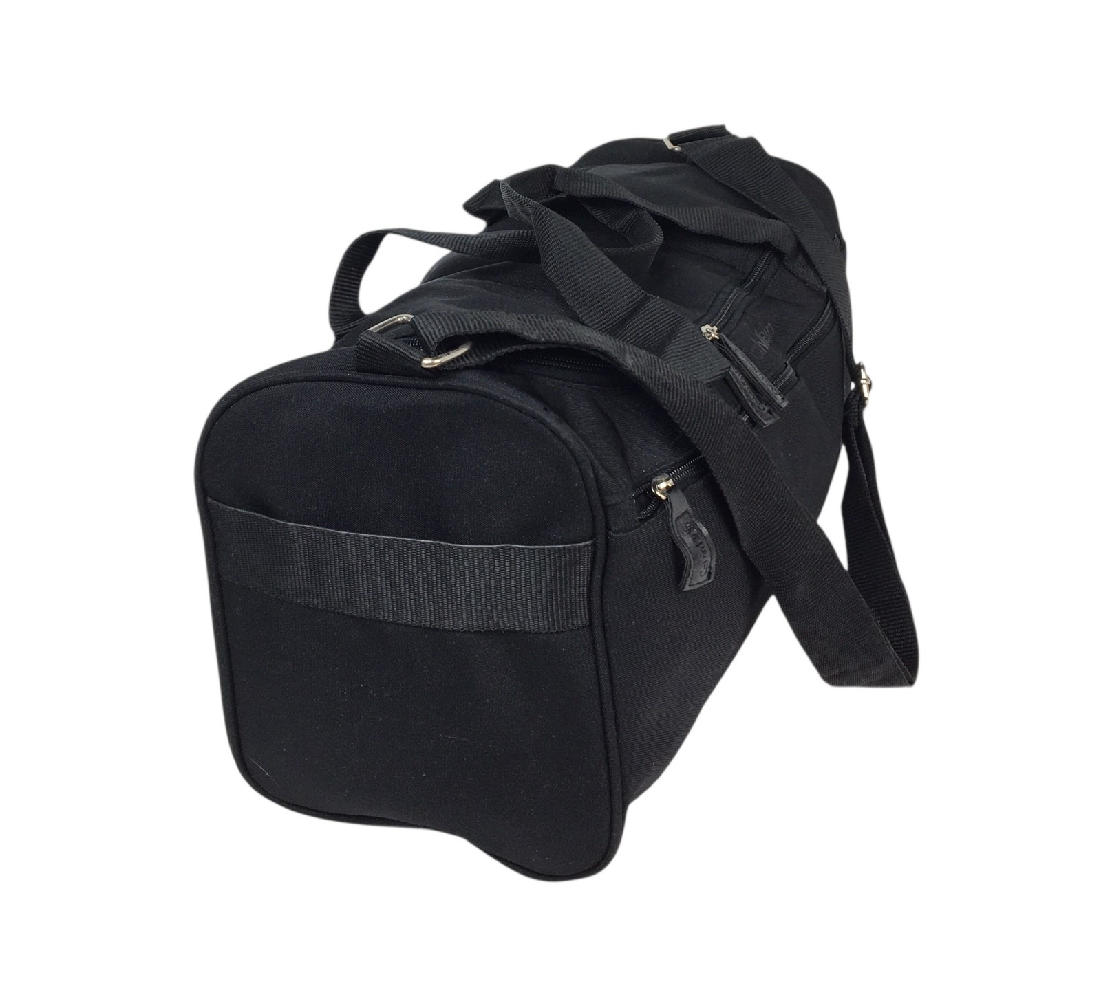 Calvin Klein Black Duffel Bag Carry On Overnight Shoulder Strap 18” Gym Luggage