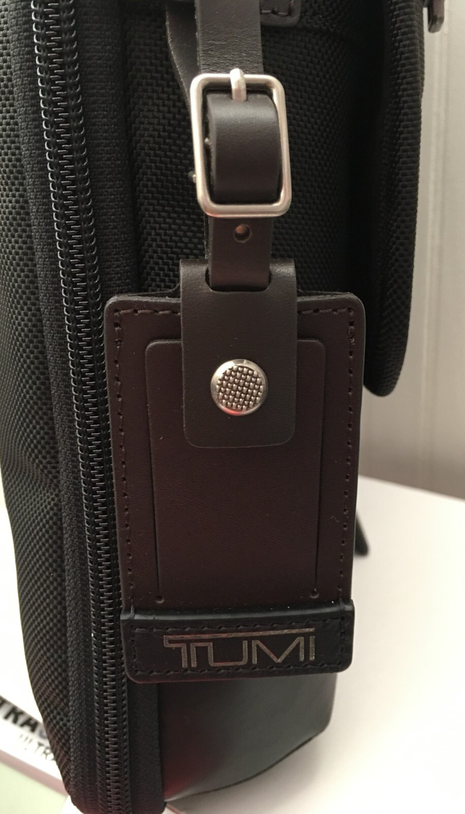 TUMI BRAVO Annapolis Zip Flap DARK BROWN 0222304HK2 Retail $275.00