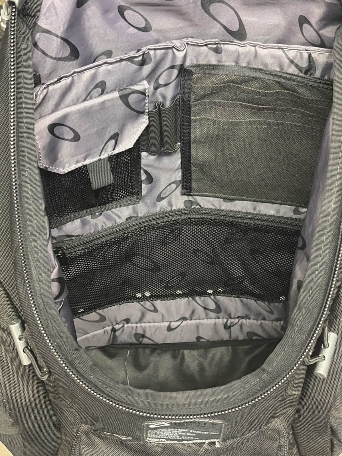 Oakley Panel Backpack Black Book of Eli Tactical Field Gear Bag Y2K Tech