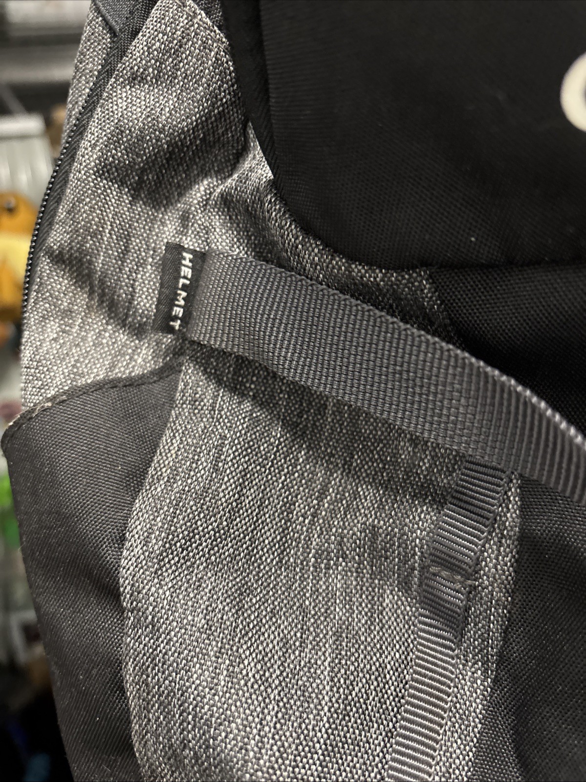 adidas Gray Black Men’s Backpack with Pockets Adjustable Strap Lined Double Bat