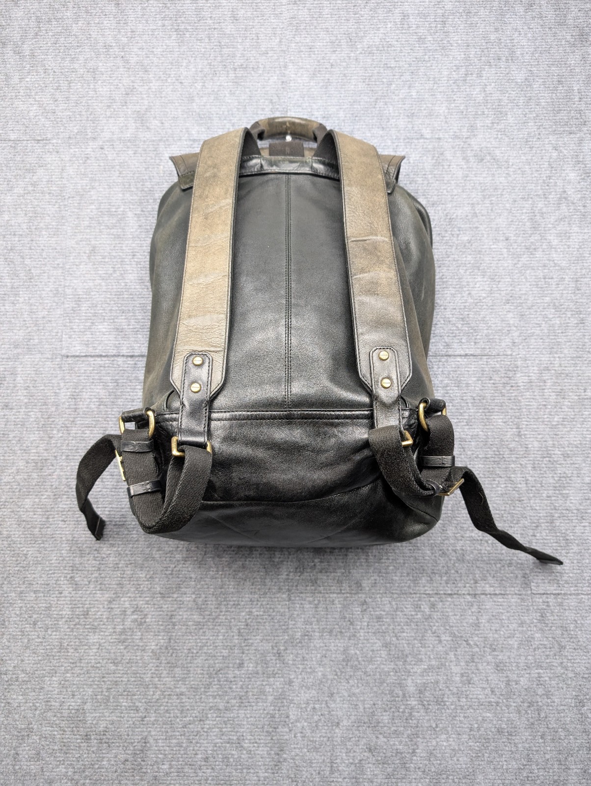 Coach Bleecker Backpack Rucksack Soft Leather Faded Black Timeless Vintage Bag