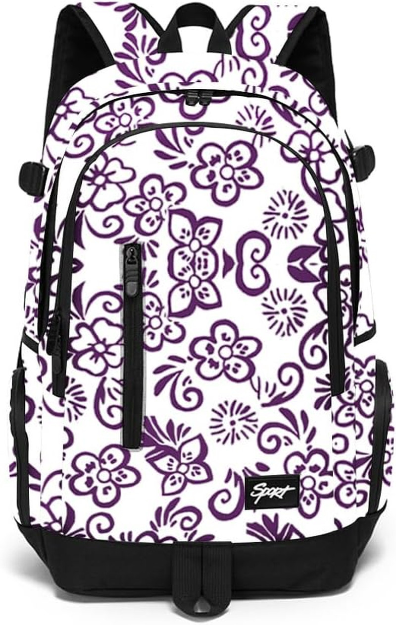School Backpack Travel Bag for Men & Women Lightweight College Back Pack with La