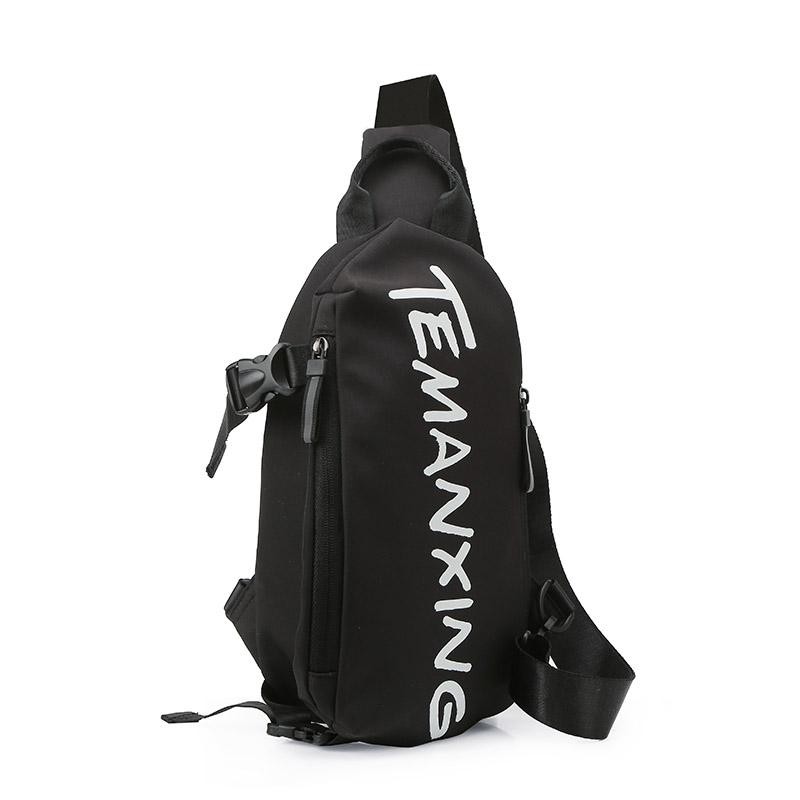 Aottla Chest Bag Crossbody Backpack Men Waterproof Oxford Cloth Shoulder Bag Wom