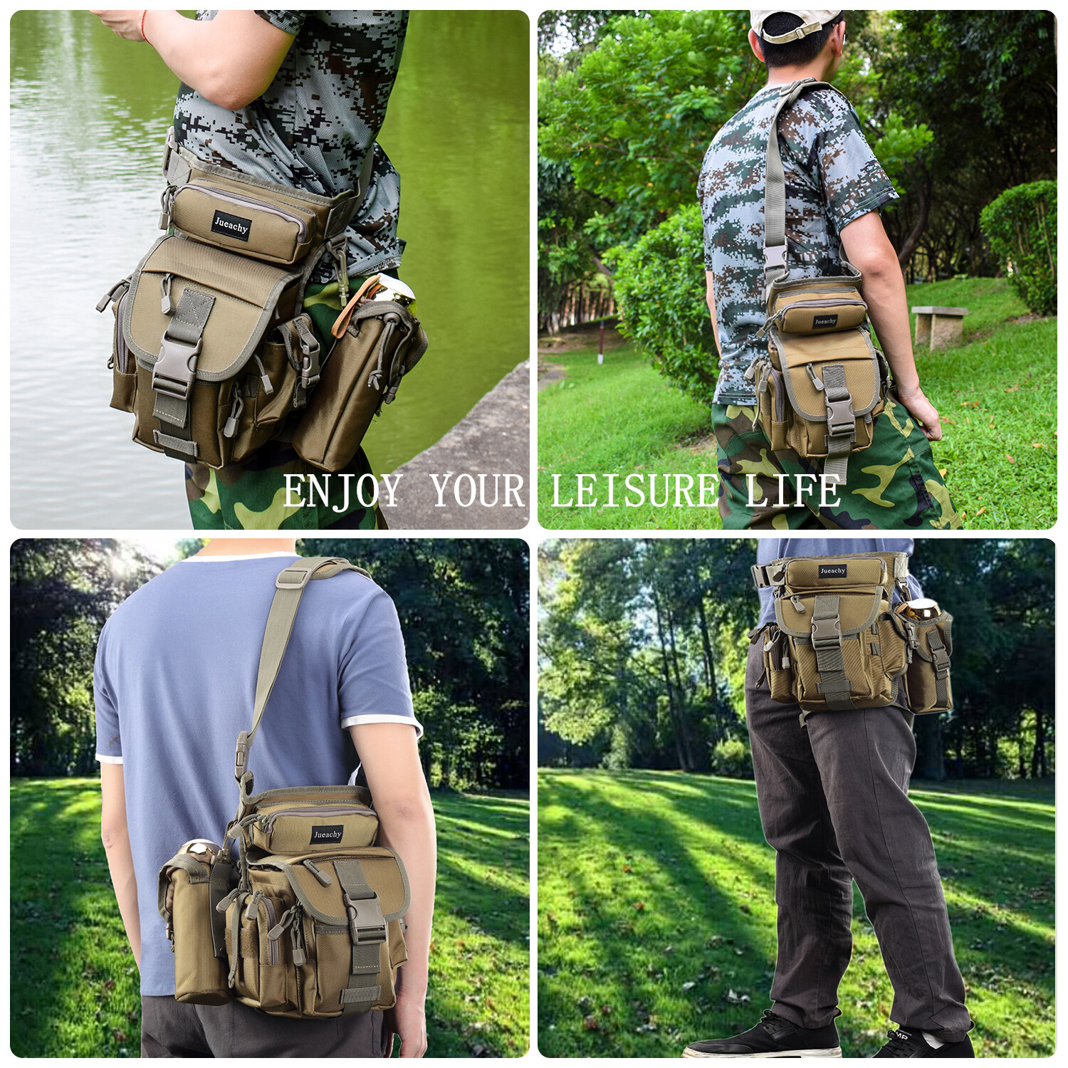 Military Tactical Drop Leg Bag Tool Thigh Pack Leg Rig Utility Pouch Outdoor