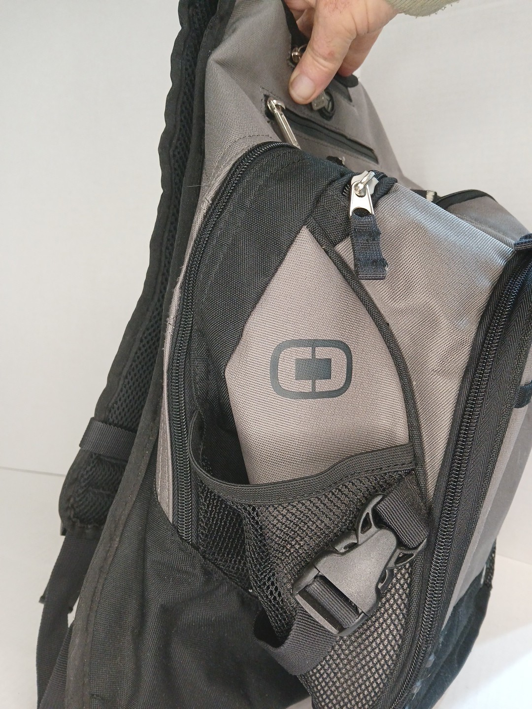 ogio backpack, Fugitive.Laptop compartment and phone compartment with cable port