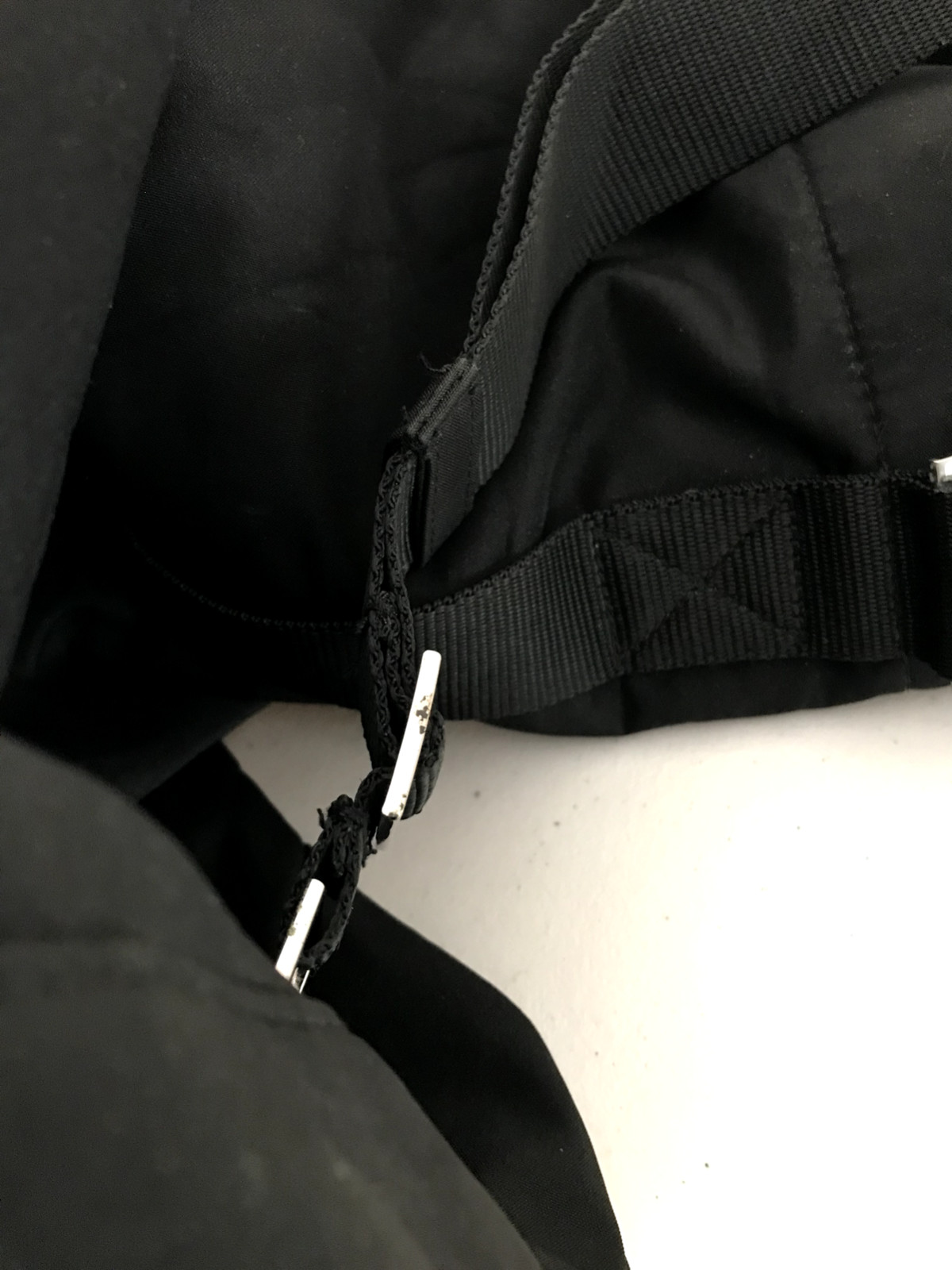 Prada Luna Rossa Extreme Black Drawstring Closure Duffel Sling Bag Shoulder