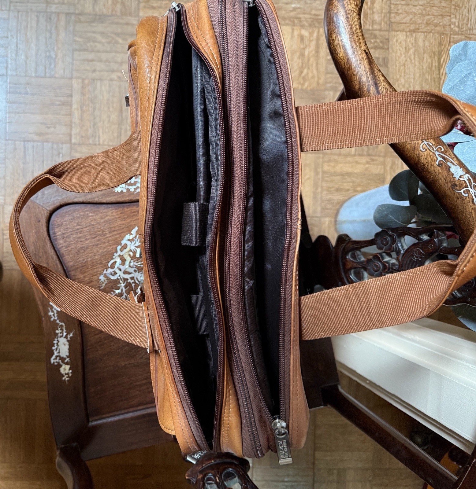 Leather Briefcase Bag