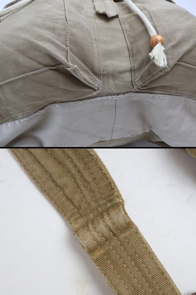 RRL Double RL Backpack Canvas Khaki Metal Ralph Lauren 26cm x 45cm x 9cm Auth