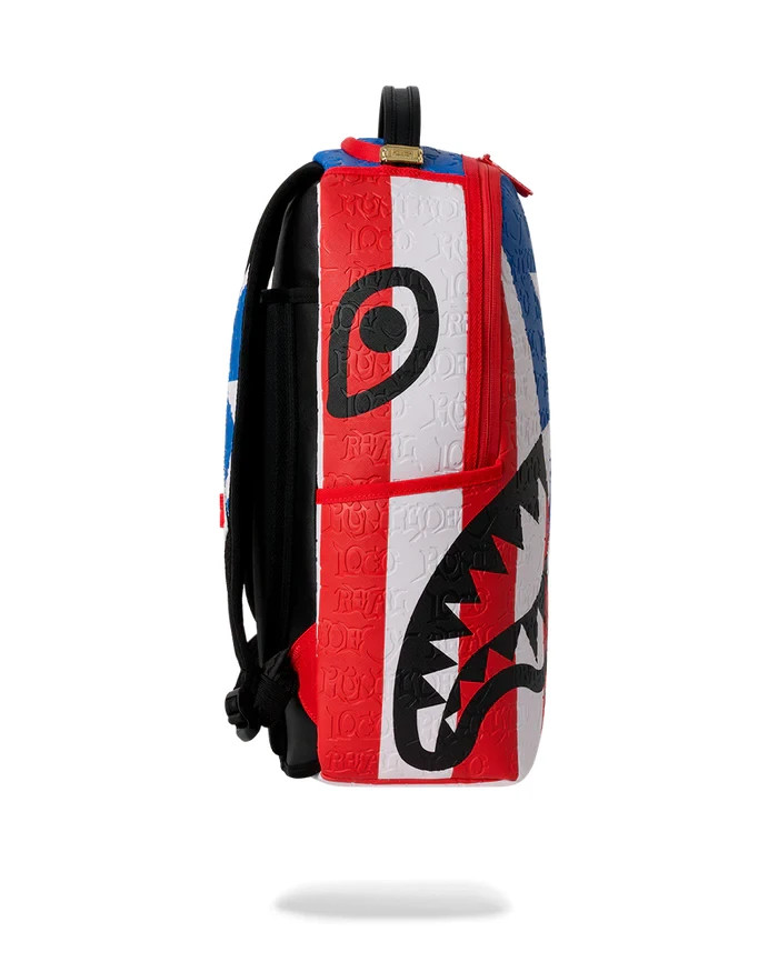 Sprayground Jon Z Puerto Rico Flag Backpack🔥New Black Bookbag Kids School Bag