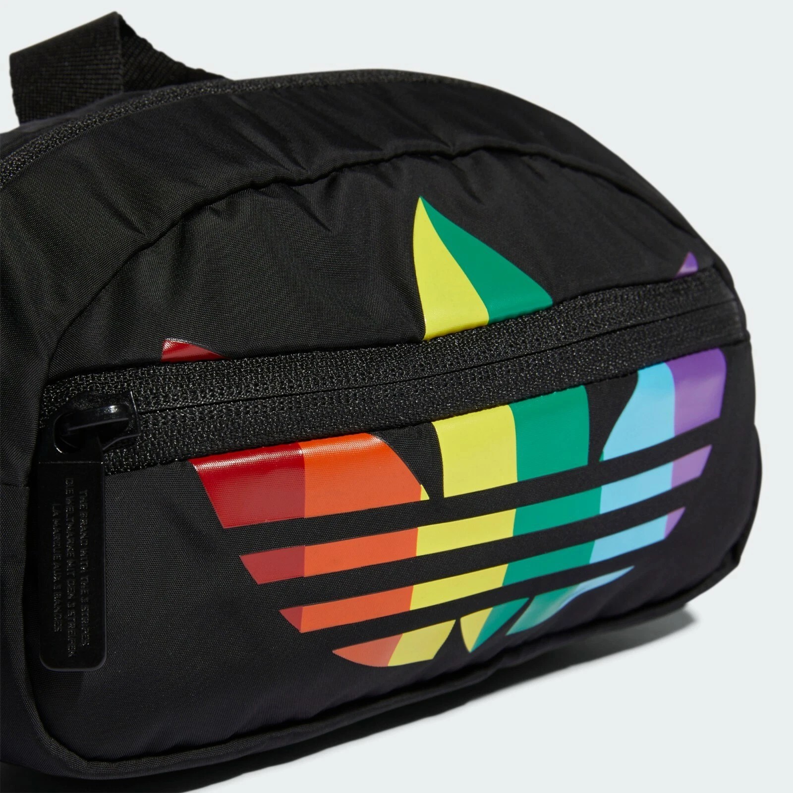 Adidas Gay Pride Be True LGBTQ Rainbow MultiColor Fanny Pack Hip Waist Bag