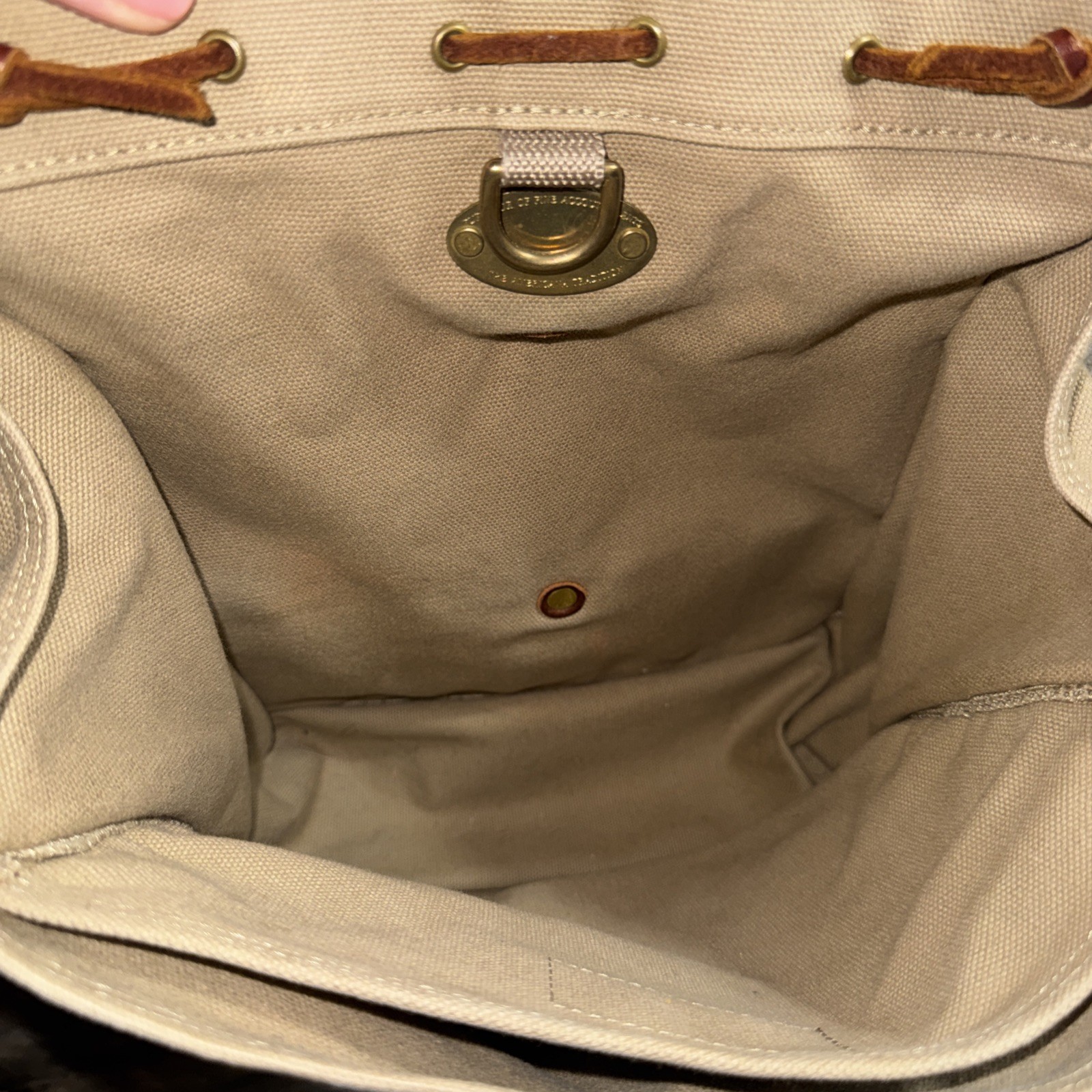 Col Littleton GP No. 1 Canvas & Leather Convertible Backpack Crossbody Field Bag