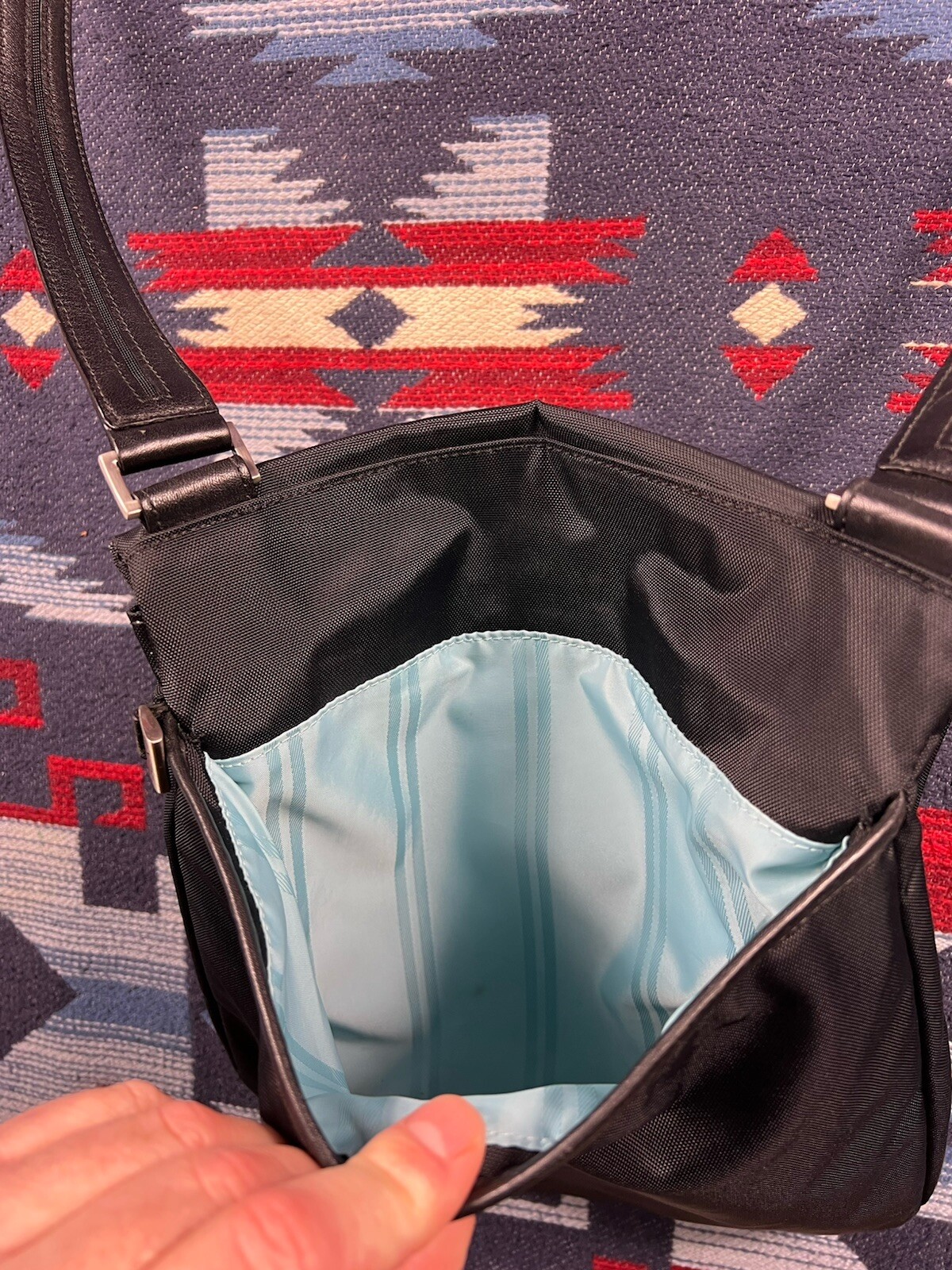 TUMI Alpha Ballistic Nylon Small Flap Crossbody Shoulder Messenger Bag Carry On
