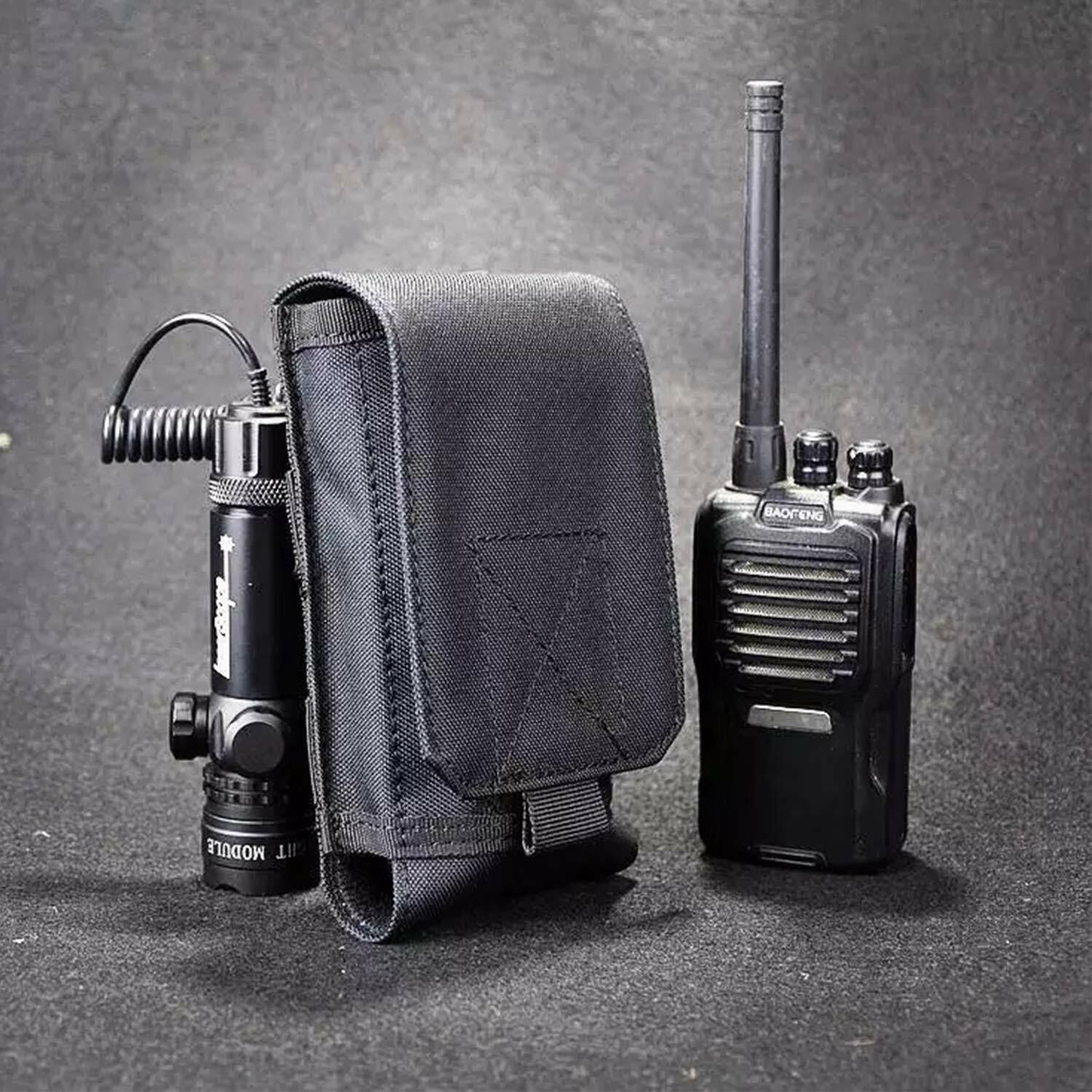Tactical Molle Phone Holster Pouch Universal Belt Waist Bag For Up To 6.5″ Phone