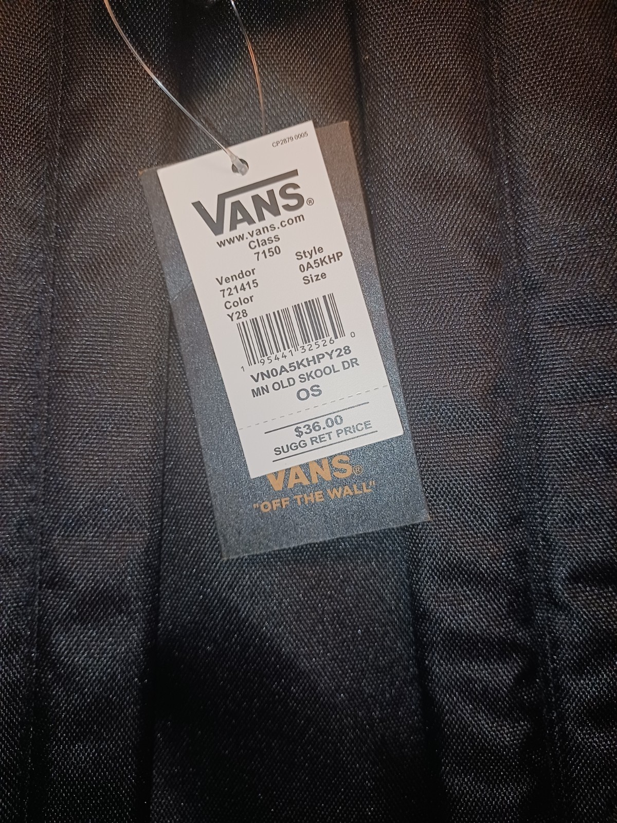 Vans OTW Old Skool Drop V Backpack Black/White Superbreak School Book bag
