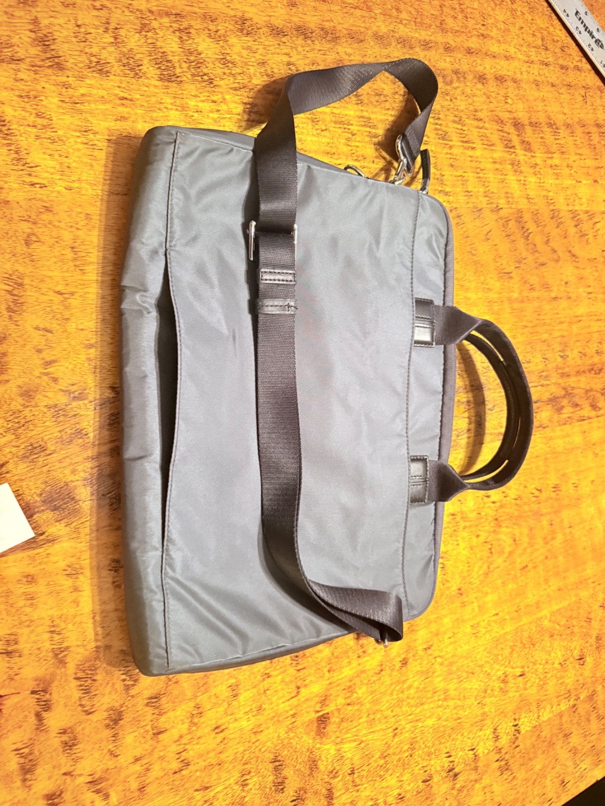 Tumi Ballistic Black Nylon Computer Laptop Briefcase sjq6