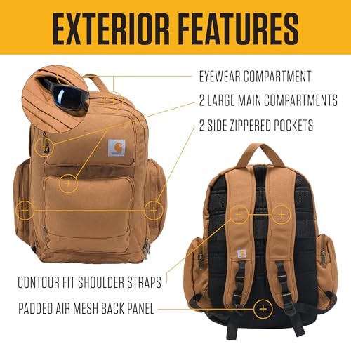 Carhartt Gear B0000534 35L Triple Compartment Backpack One Size Fits All