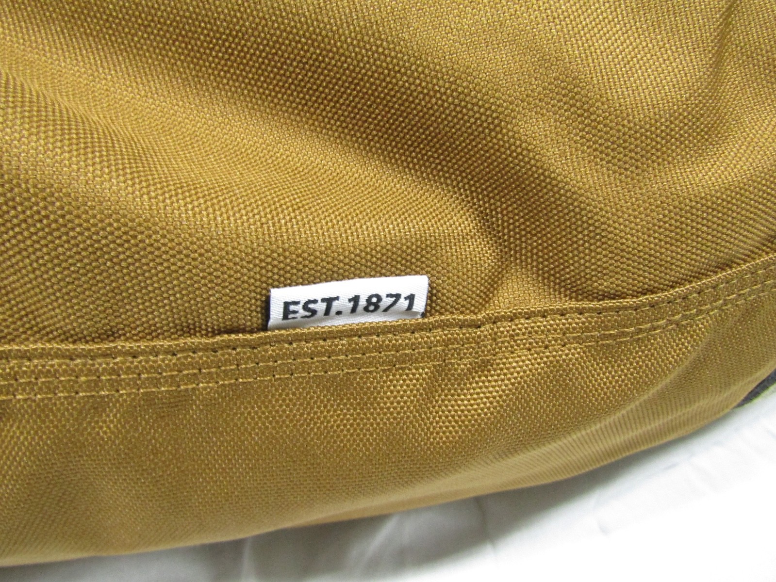 NWOT Canvas Weekender Duffle Bag Brown Synthetic with Shoulder Strap 28″x12″x12″