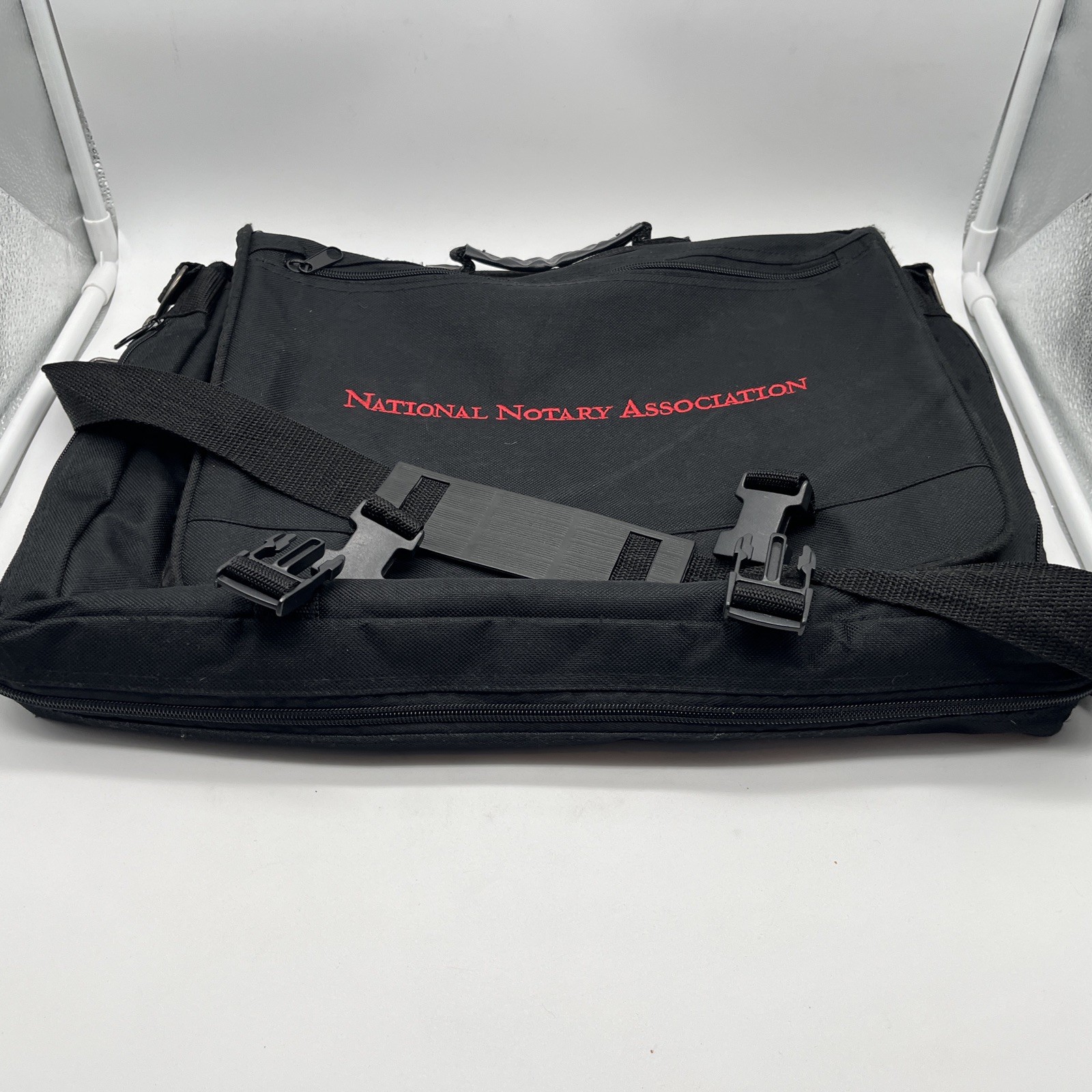 National Notary Association Messenger Laptop Bag Embroidered Logo 16” x 12” x 6”