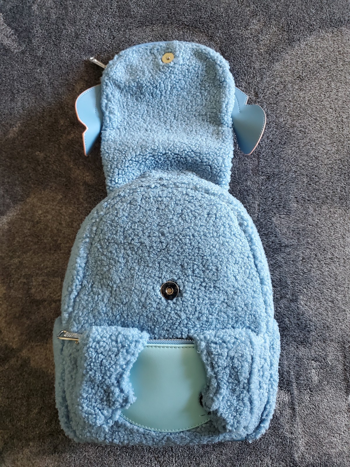 Disney Loungefly Stitch Mini Backpack – Cosplay Sherpa Fuzzy Limited Edition NWT