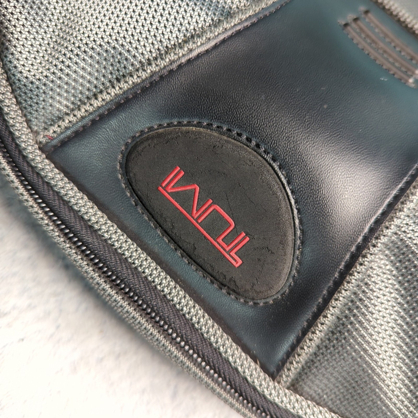 TUMI T2 Black Gray Ballistic Nylon Backpack