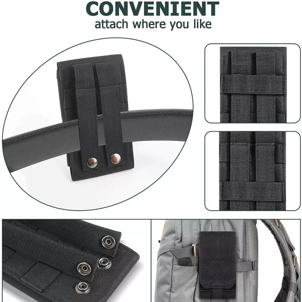 Tactical Waist MOLLE Bag Hook Loop Belt Pouch Holster Case and Blet for Phones