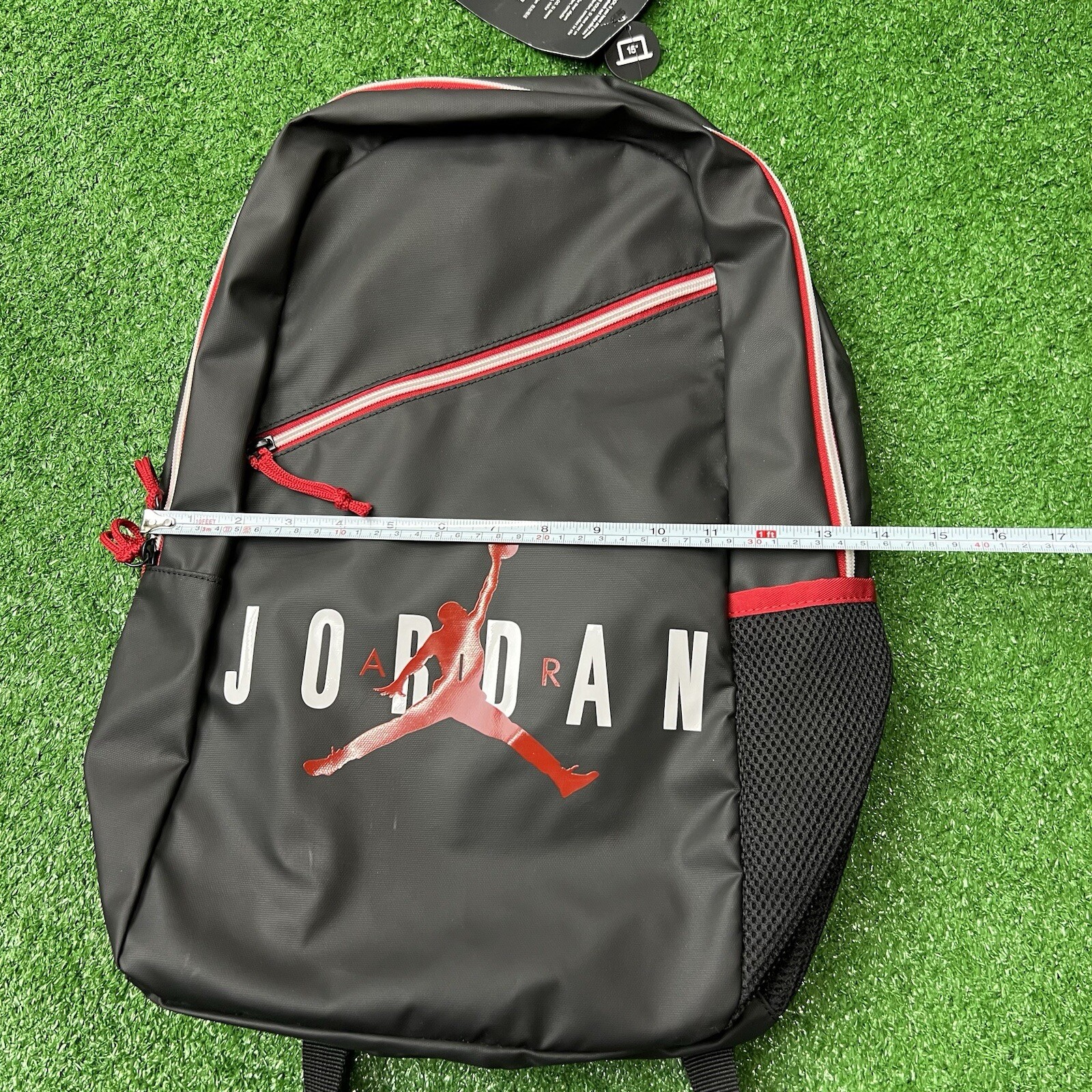 Jordan Crossover City 15″ Laptop Backpack Black Large Red White