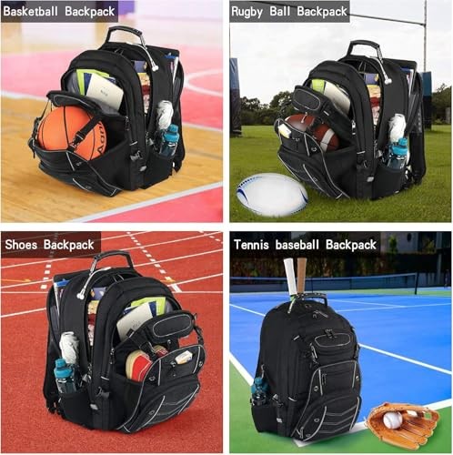 Extra Large Laptop Backpack 60L Grey TSA RFID Anti-Theft