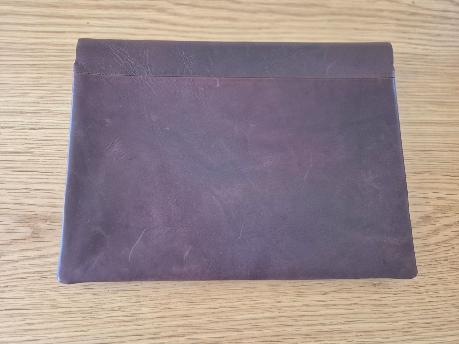 ADOLFO DOMINGUEZ SPANISH BROWN LEATHER COMPENDIUM 32CM X 24CM HARDLY USED