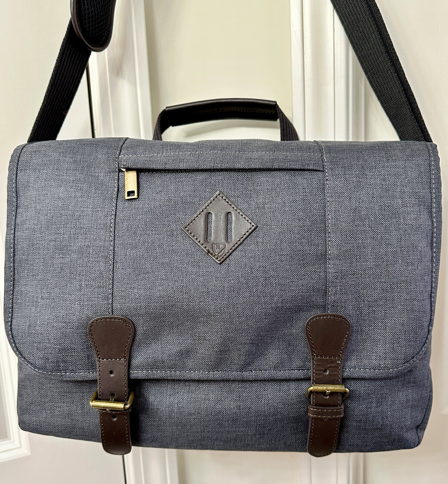 Cremieux Gray Polyester Messenger Bag