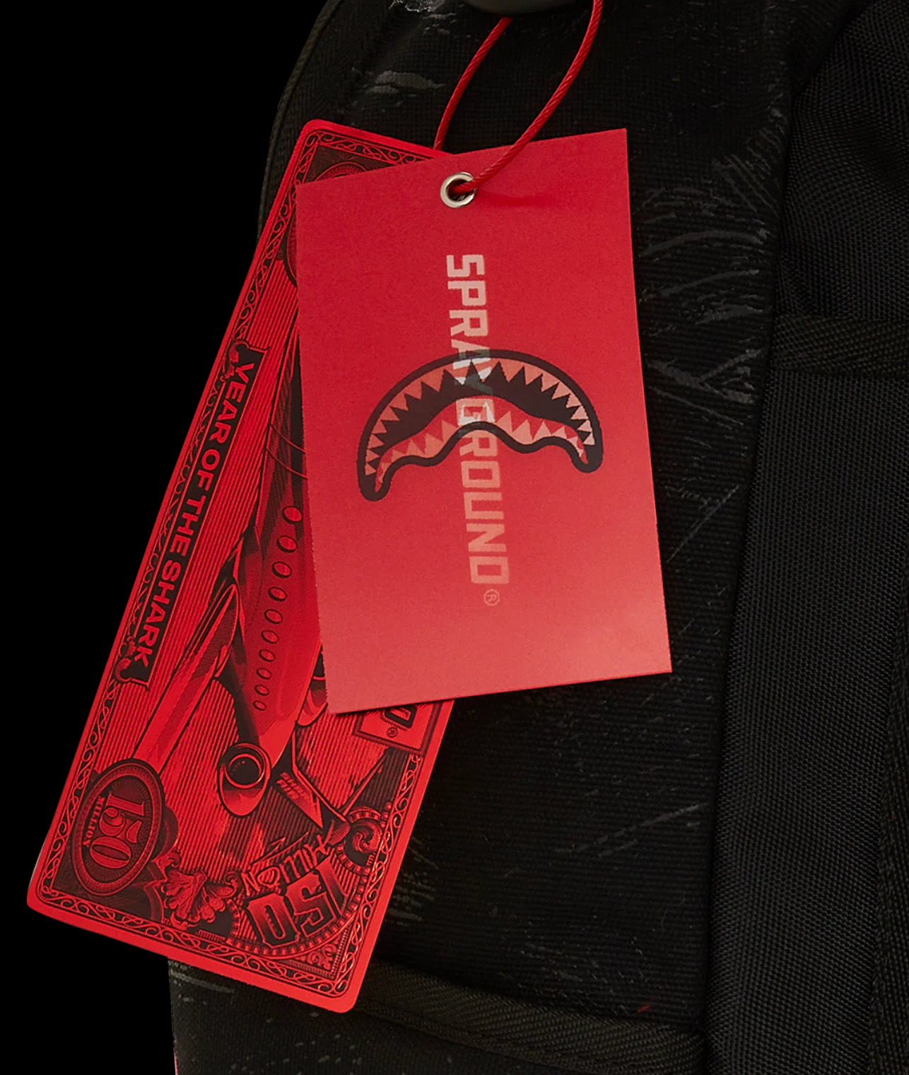 SPRAYGROUND SHARK CENTRAL ACRYLIC ART DLX COTTON BACKPACK – Limited Edition