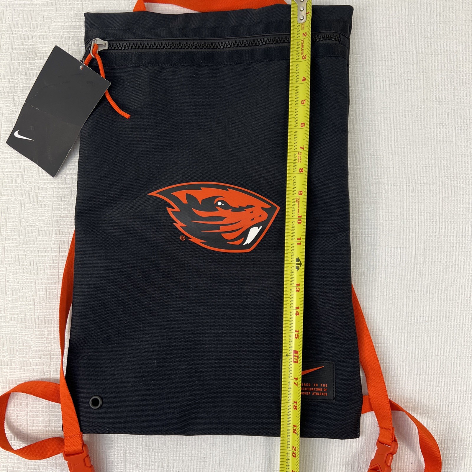 Nike Utility Oregon State Beavers Drawstring Gym Sack Messenger Bag NWT