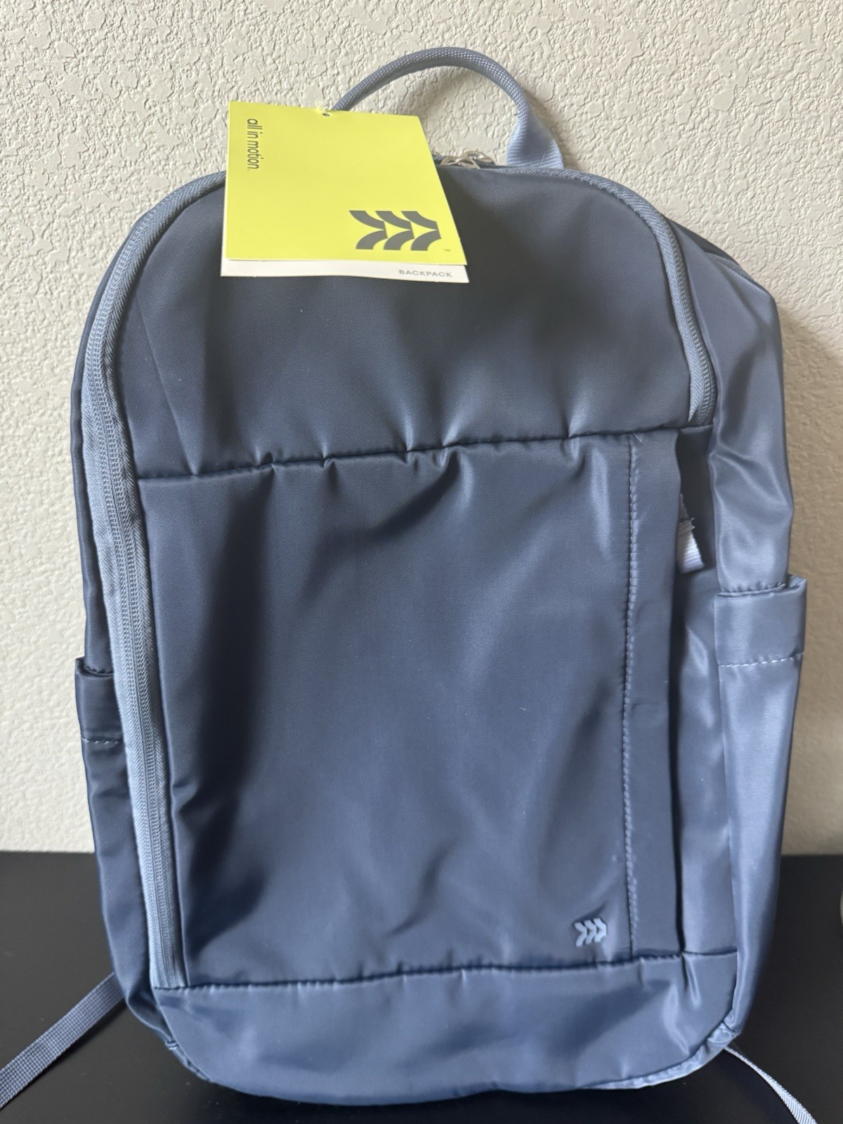 21L Backpack- All In Motion Navy Blue: Fits 15-Inch Laptop, Water Resistant NWT