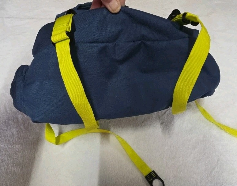 High Sierra Blue Yellow Backpack School Travel Bag Bookbag
