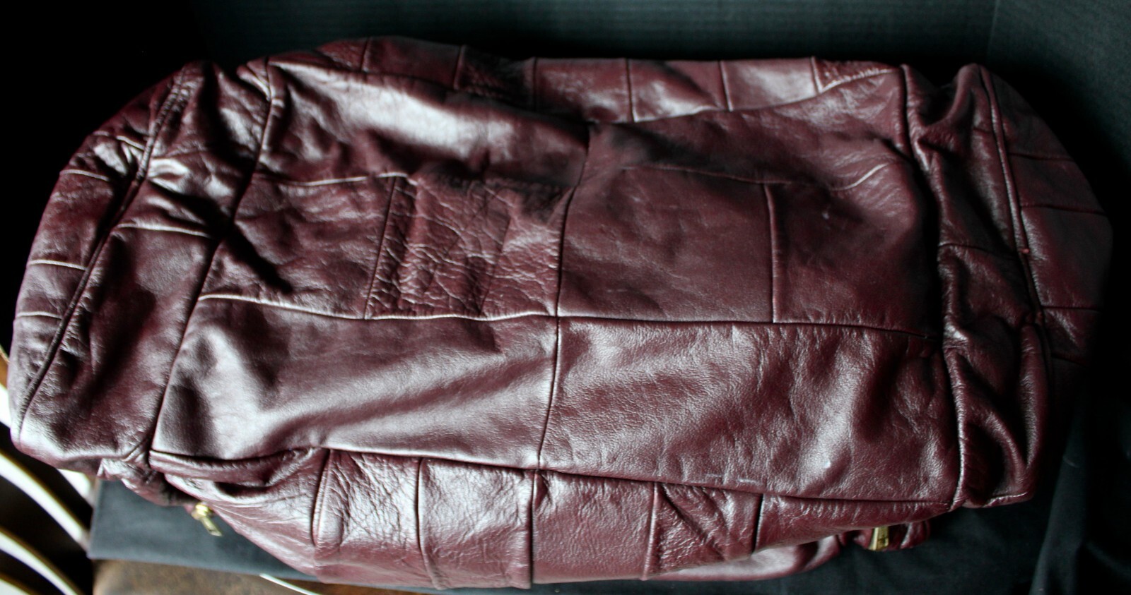 Outback Large Brown 22″ Cab Leather Duffle Bag. Condition Is Very Good.