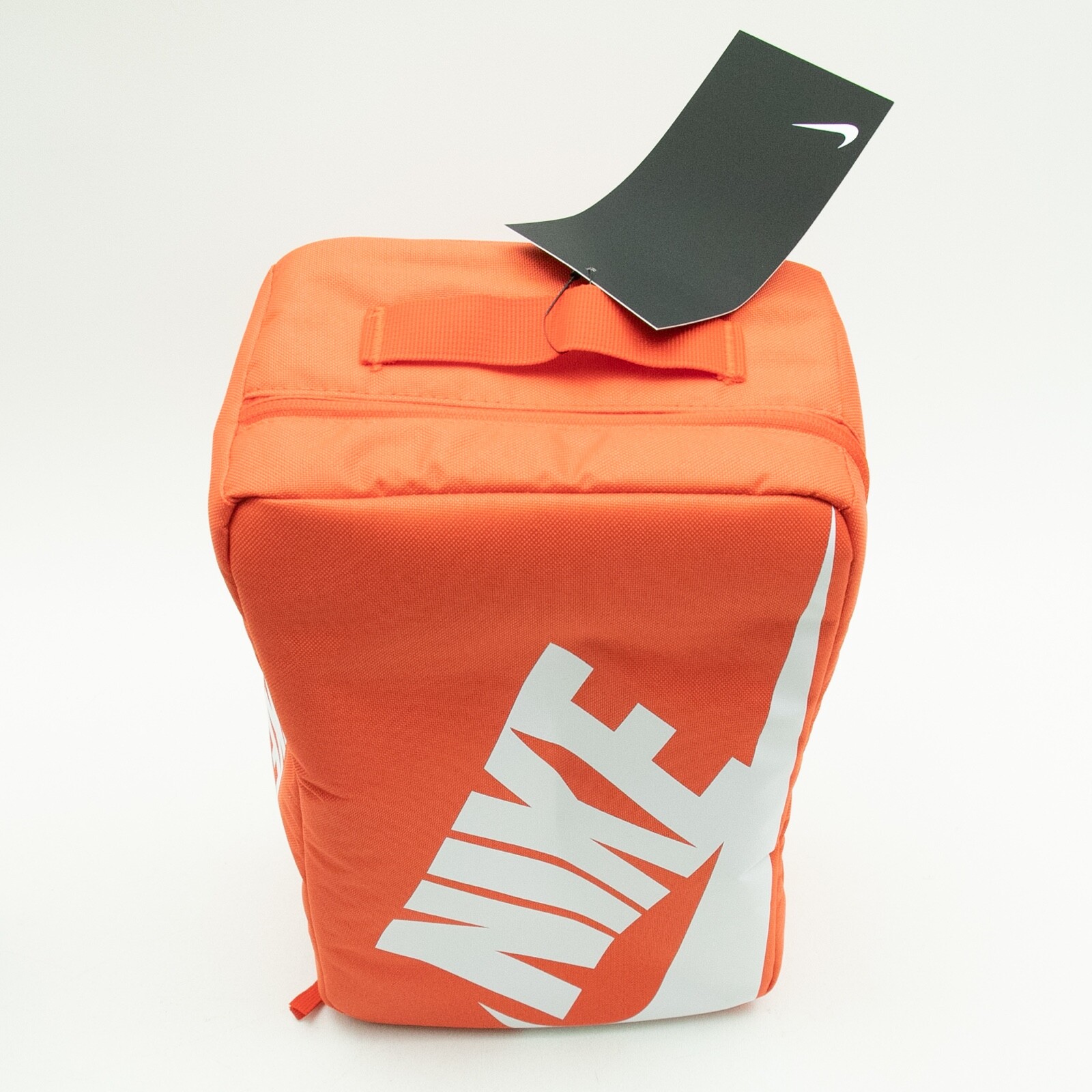 NIKE SHOE BOX ZIP BAG ORANGE WHITE SHOEBOX BAG BA6149-810 NEW