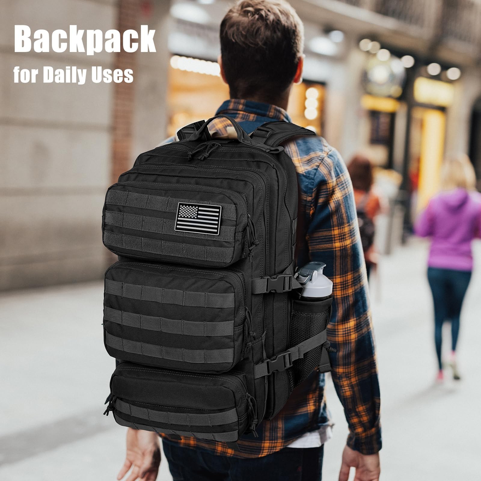 50L Military Tactical Backpack Large Day Backpack for Men Molle Army 3 Days A…