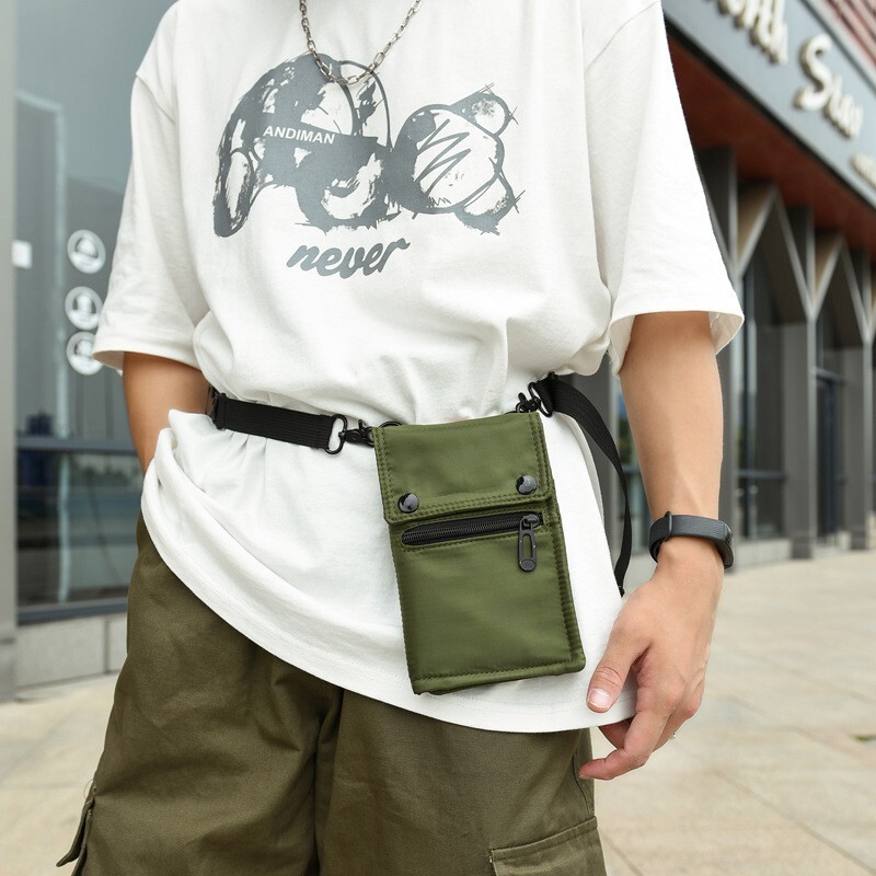 Crossbody Messenger Shoulder Bag Wrist Phone Pouch Case Sports Purse Wallet Men
