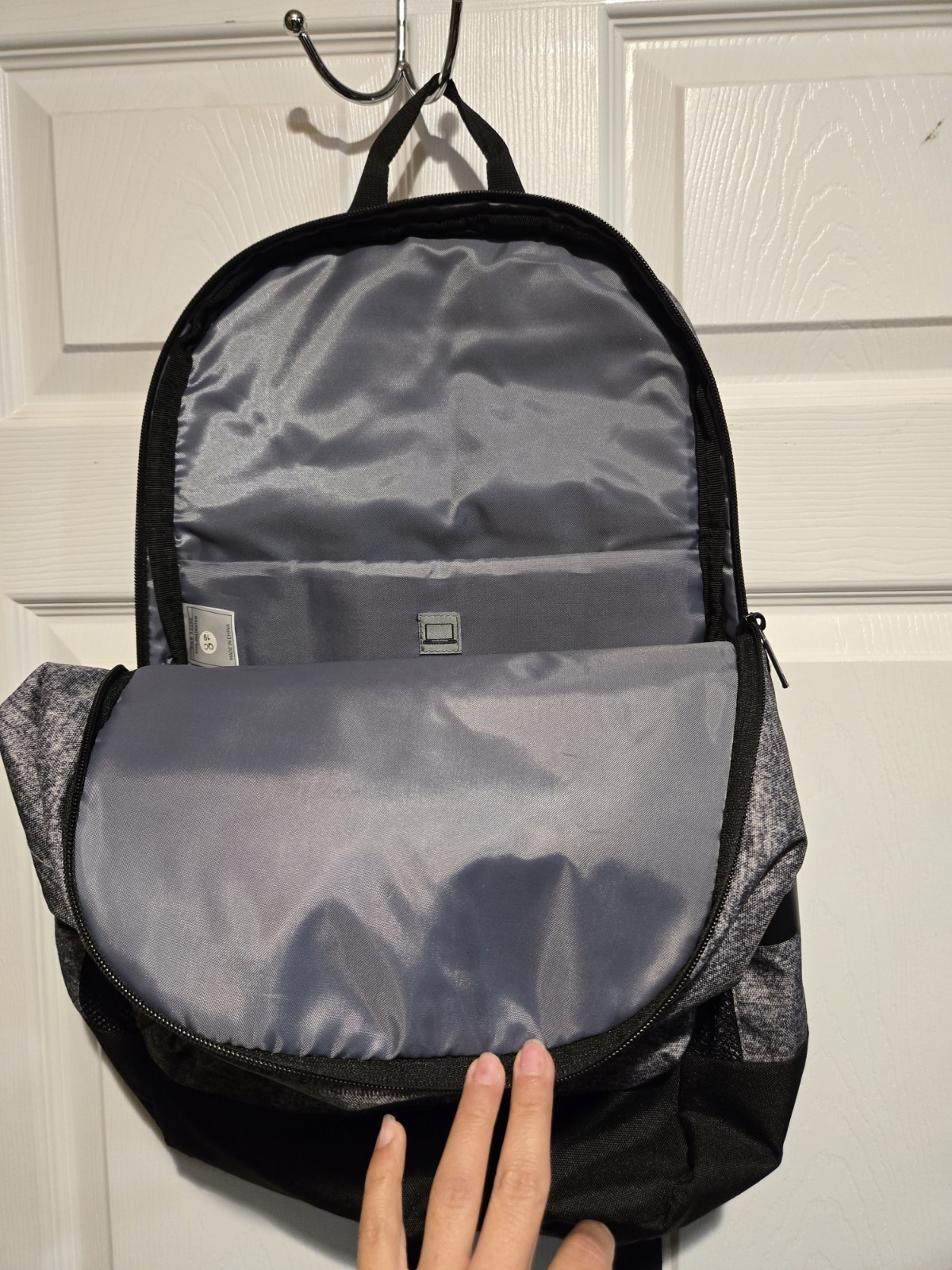 Adidas Classic 3S 4 Backpack Signature 3 Stripes Pockets Black Gray