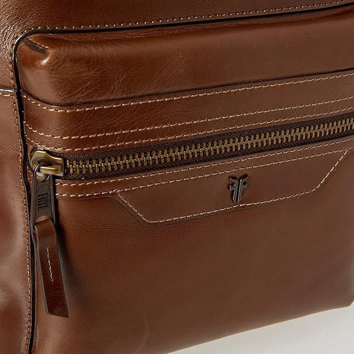 $398 – Frye Grant Leather Backpack in Dark Brown