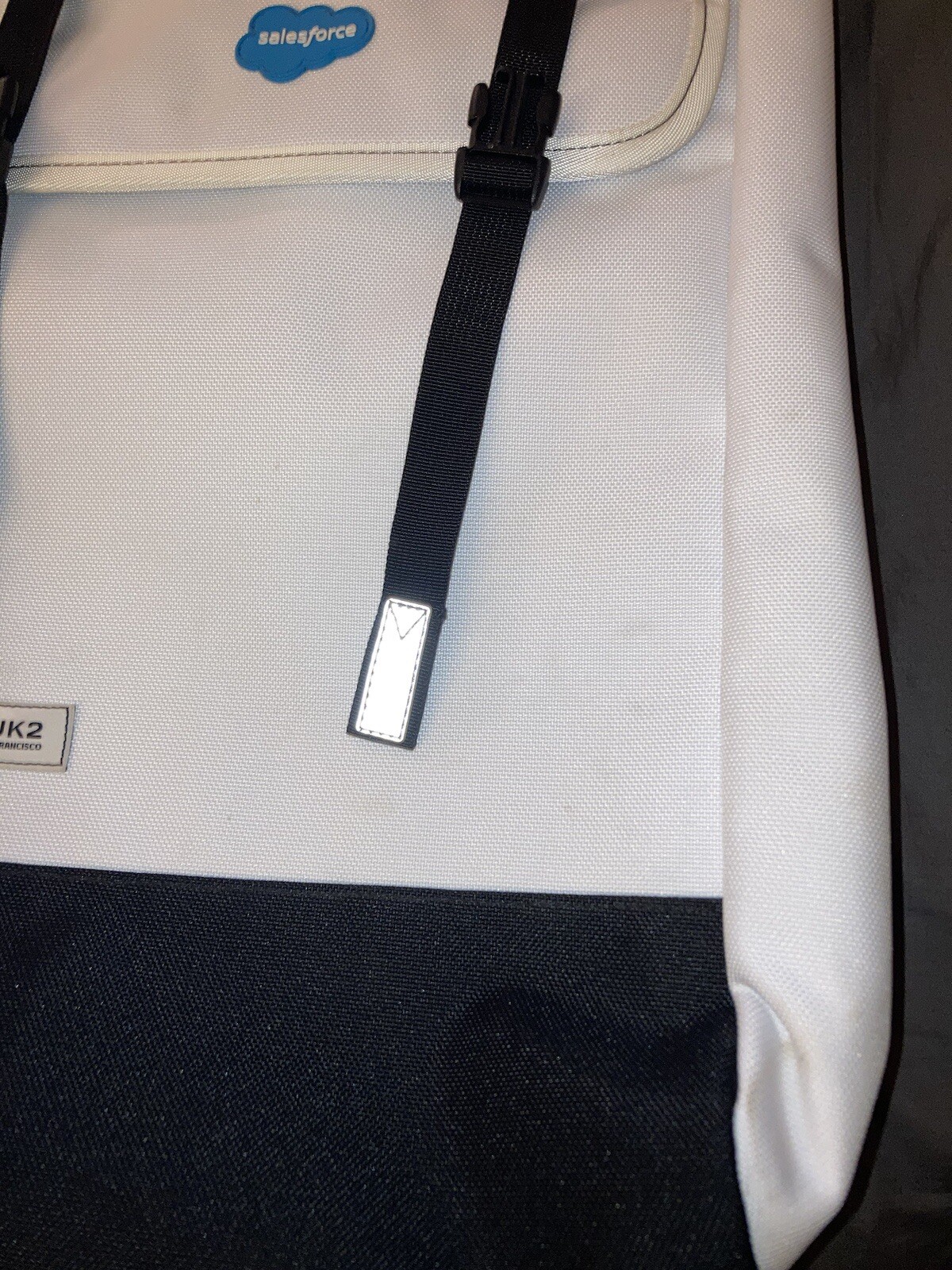 Timbuk2 Backpack Salesforce White Waterproof Lined Padded Laptop School Work Bag