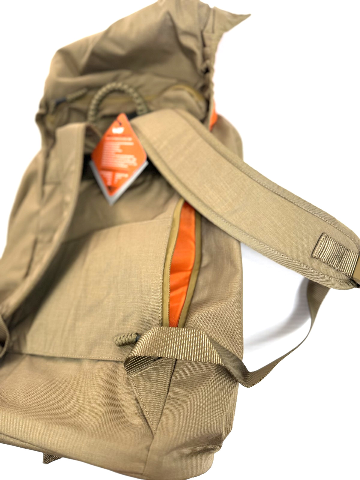 Atomic Mission Gear Parmia Utilitarian Backpack Signature Metal Buckles Coyote