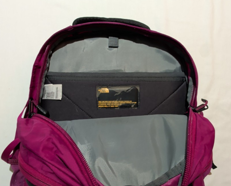 The North Face Recon Backpack Unisex Hiking School Laptop Purple 30 Liter Padded