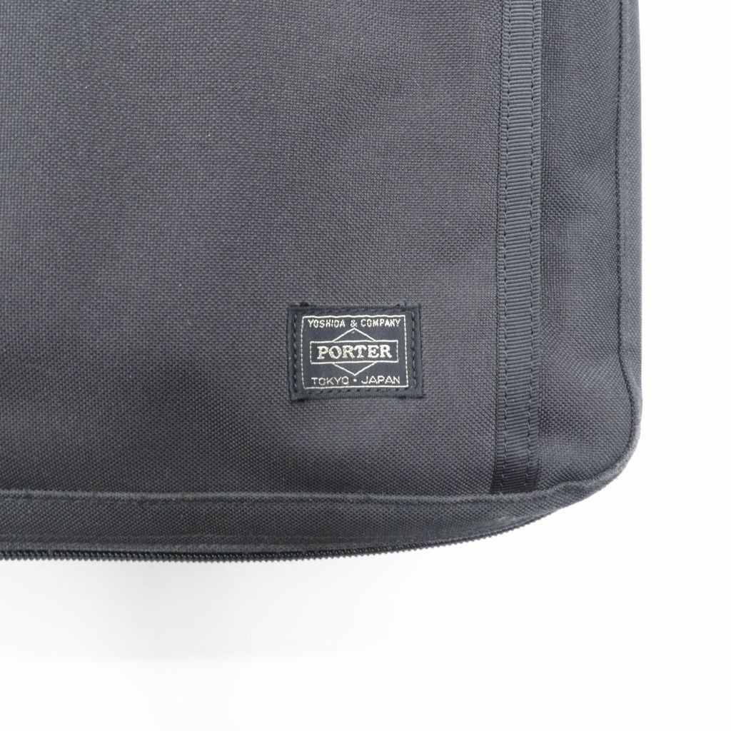 Porter Clip 2Way Briefcase Shoulder Bag Black Canvas Nylon Made in Japan