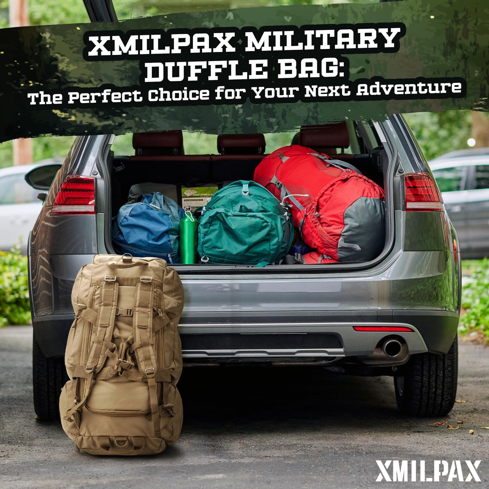 100L Large Military Duffle Bag Deployment Duffel Bag Sports Equipment Travel …
