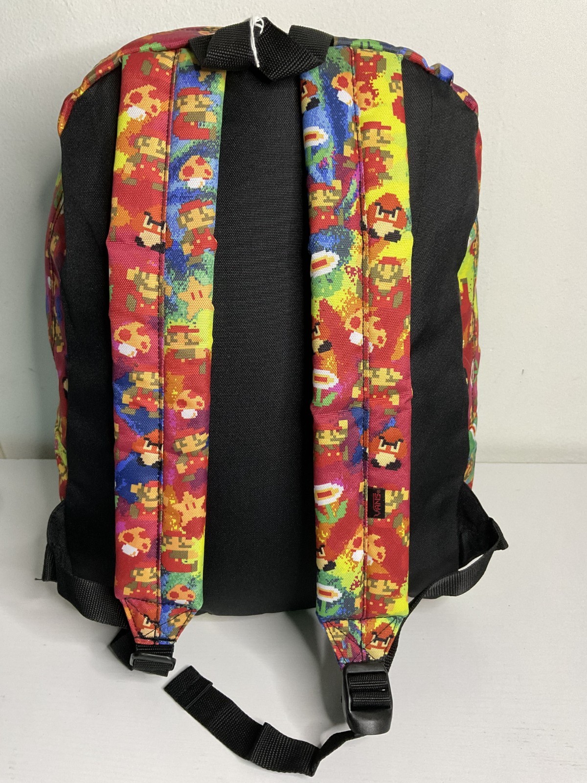 Vans X Nintendo Super Mario Bros Old Skool II Backpack 8 Bit Print