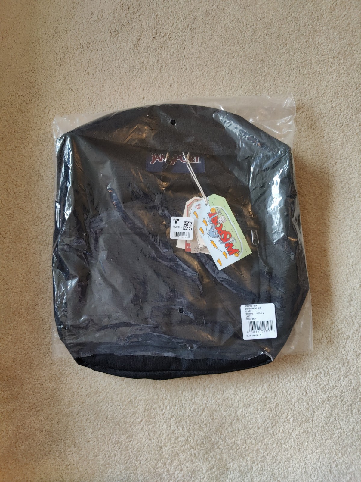 JanSport SuperBreak One Backpack – Black