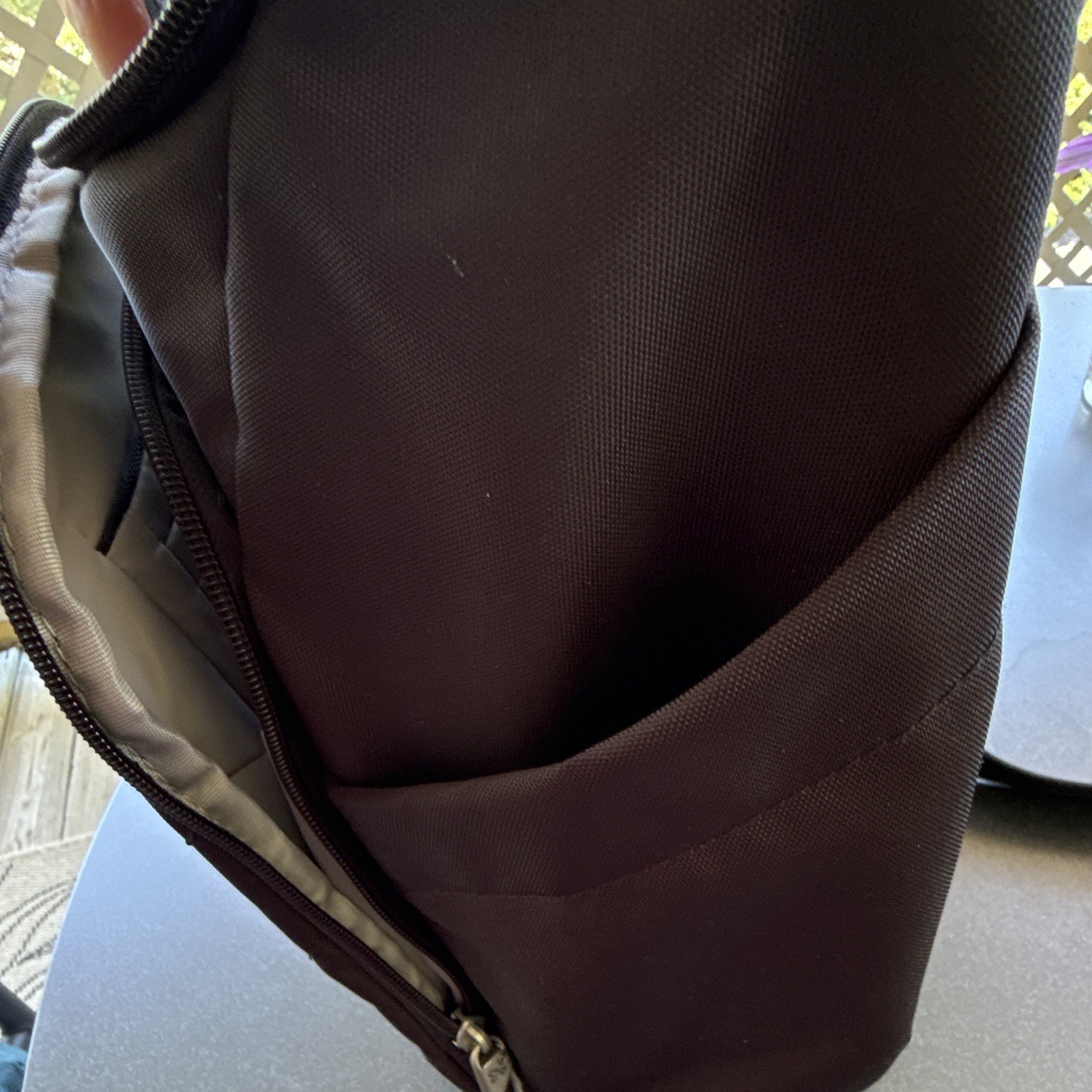 Travelon Black Small Backpack Zip Closure Inner/Outer Pockets Adjustable Strap