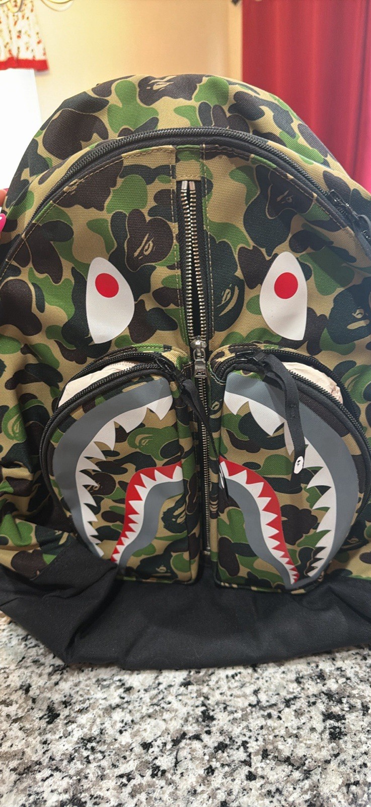 BAPE ABC Camo Shark Backpack